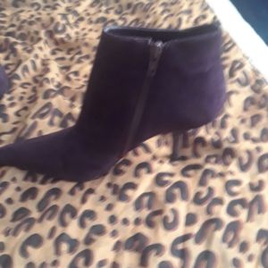 Steve Madden purple suede booties